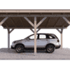 Carport wiata garażowa drewniana zadaszenie 6x4 wolnostojąca