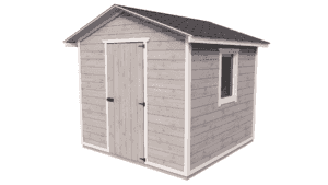 Domek gospodarczy drewniany na narzędzia 2,5×2,5m