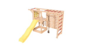 Plac Zabaw drewniany, Małpi Gaj, Siłownia Zewnętrzna FIT-SET 6