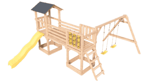 Plac Zabaw dla dzieci drewniany Set 8