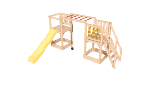 Plac Zabaw drewniany, Małpi Gaj, Siłownia Zewnętrzna FIT-SET 2