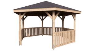 Altana ogrodowa drewniana sześciokątna 4,5m