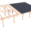 Carport wiata 12x6m PROJEKT DIY